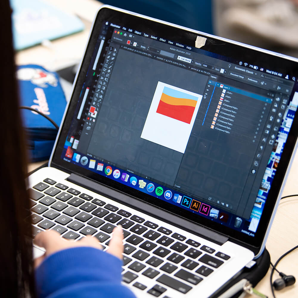 Graphic Design student